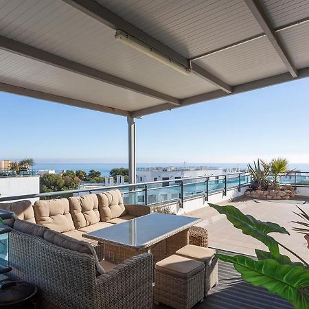 Apartamento Atico Pinar de Garrucha con vistas al mar-Gran Terraza Exterior foto