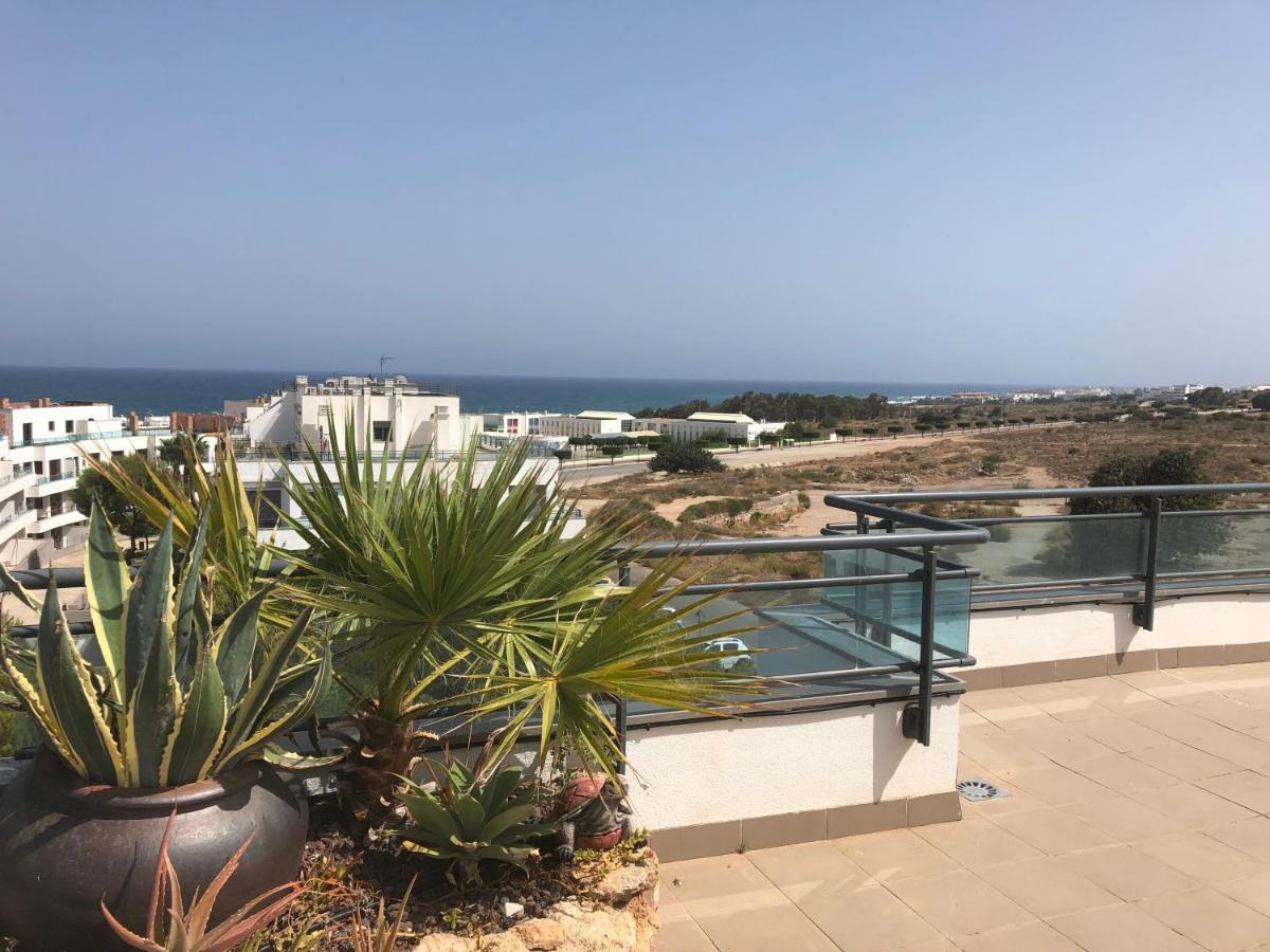 Apartamento Atico Pinar de Garrucha con vistas al mar-Gran Terraza Exterior foto