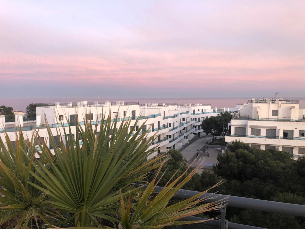 Apartamento Atico Pinar de Garrucha con vistas al mar-Gran Terraza Exterior foto