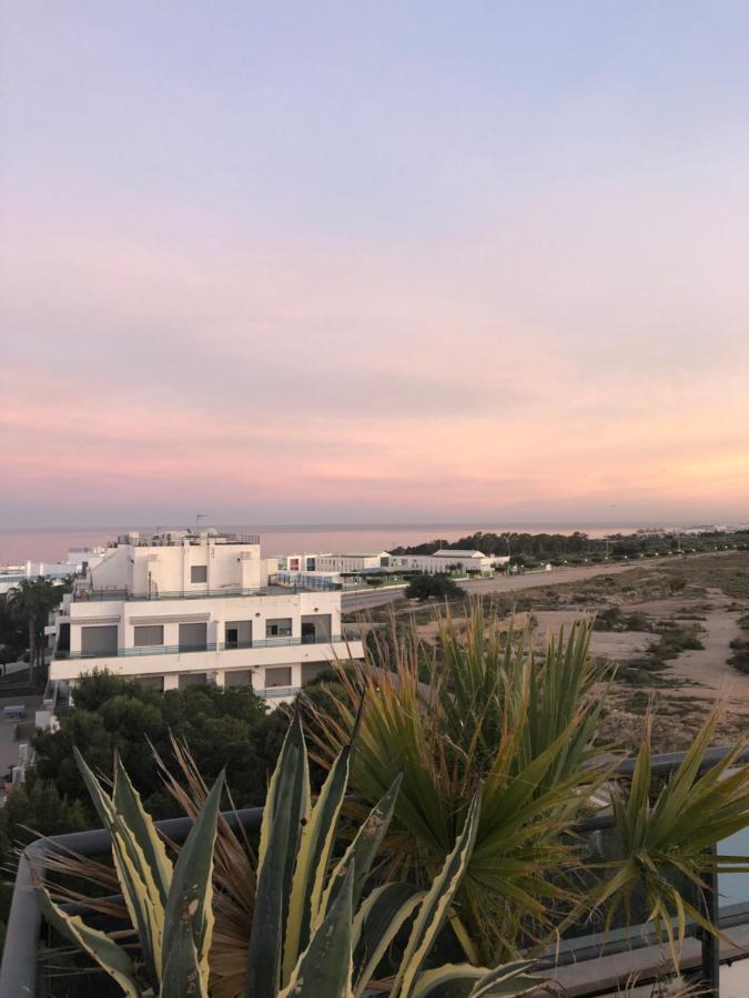 Apartamento Atico Pinar de Garrucha con vistas al mar-Gran Terraza Exterior foto