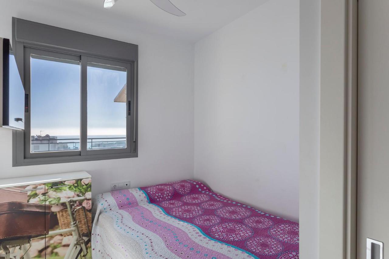 Apartamento Atico Pinar de Garrucha con vistas al mar-Gran Terraza Exterior foto