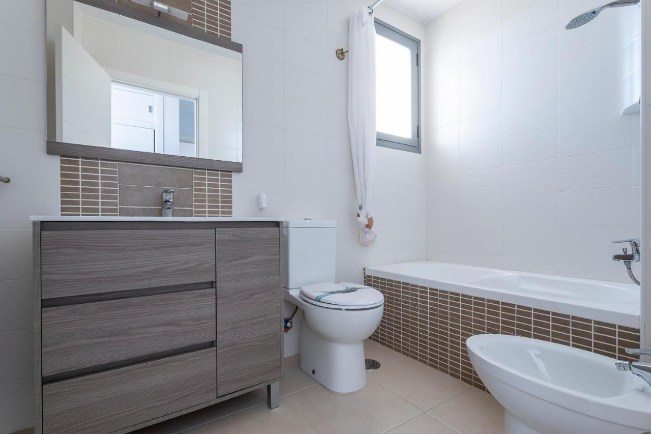 Apartamento Atico Pinar de Garrucha con vistas al mar-Gran Terraza Exterior foto