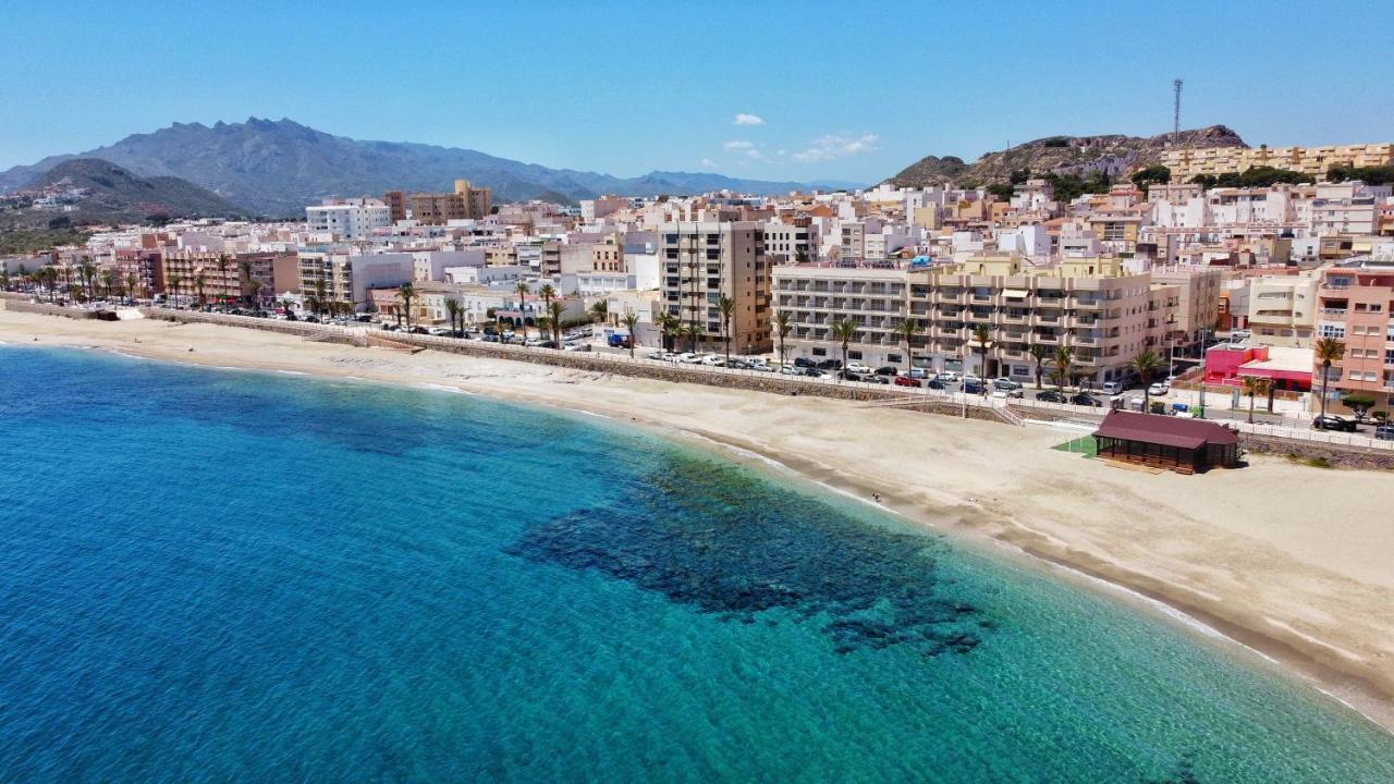 Apartamento Atico Pinar de Garrucha con vistas al mar-Gran Terraza Exterior foto