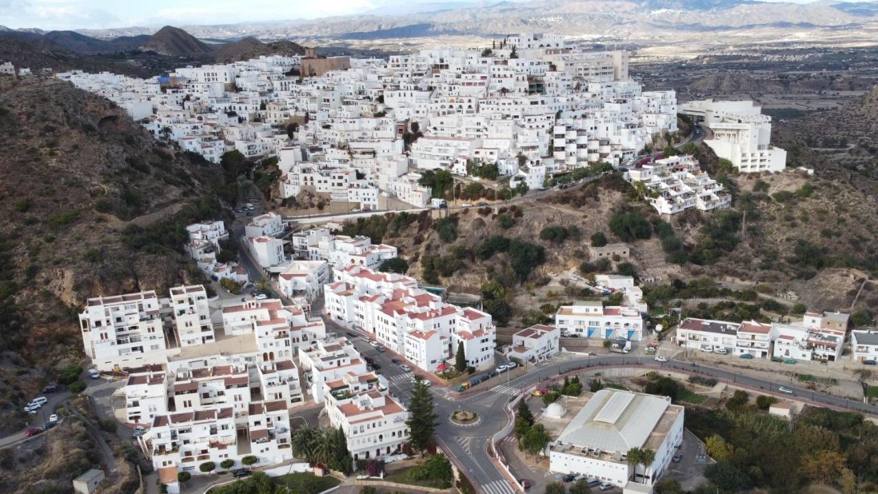 Apartamento Atico Pinar de Garrucha con vistas al mar-Gran Terraza Exterior foto